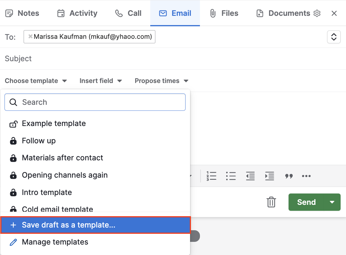 Email templates Knowledge Base Pipedrive
